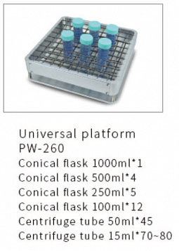 Flatforms for ORBITAL SHAKER      universal platfo