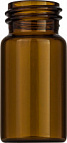 20mL Screw Neck Vial N24, 27.5x57mm amber, pk/100
