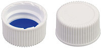 N20 screw cap closed, SIL/PTFE, pk/100