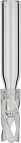 100µl Insert small 5x29mm, spring, pk/100