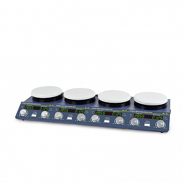 4-HEAD MAGNETIC HOT PLATE STIRRER, 200 ~1200 rpm