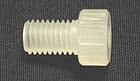 PTFE nut for 1.6mm od tubing, ISIS. 10/p