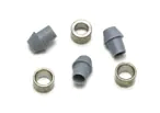 SS ring and ferrule, 2mm, 5-pk