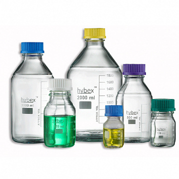 hybex™ Media storage bottle, 500ml with standard (