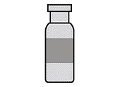Vial,crimp,2ml,ambr,WrtOn,cert,100PK