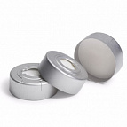 Hdspc Al sfty crmp cap,PTFESi,20mm,100PK