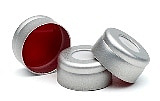 Sliver Crimp Cap, PTFE/Si, 11mm,1000PK