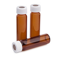 40mL strg vial kit ambr opn cap 100/pk