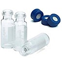 9mm scrw vl clr blue cap PTFE/si 100/pk