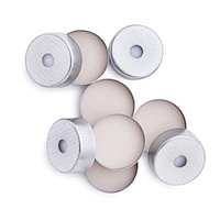 20mm crimp cap,small 5mm opng 100/pk