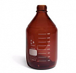 Solvent bottle, amber, 2L