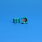 8-425mm Green Ribbed Thermoset Solid Top Cap, PTFE