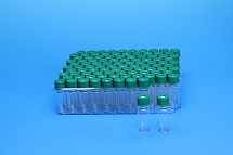 Amber 8-425mm Threaded Vial, 12x32mm, Black Polypr