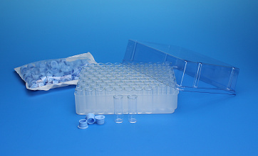 2.0mL Clear 12x32mm Shell Vial & Plug, pk/100